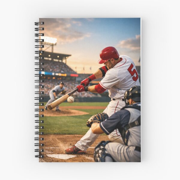 Item preview, Baseball Power Hit at Sunset Stadium designed and sold by CzipipitoStudio.