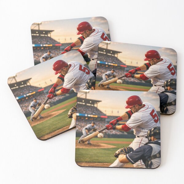 Item preview, Baseball Power Hit at Sunset Stadium designed and sold by CzipipitoStudio.
