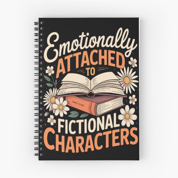 Item preview, Book Lover Emotionally Attached To Fictional Characters designed and sold by TheRetroStyle.