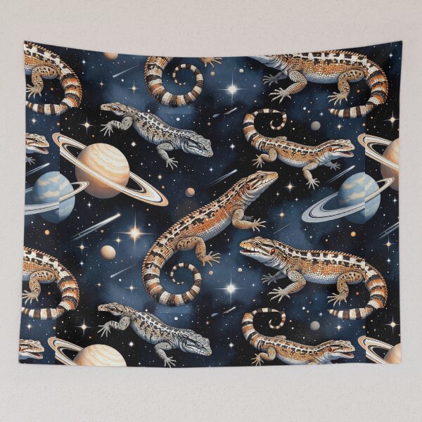 Item preview, Cosmic Lizards Among Planets designed and sold by SassyArtistry.