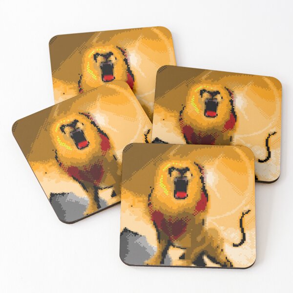 Item preview, 8 bit Orange Lion  designed and sold by Digital Attic 95.