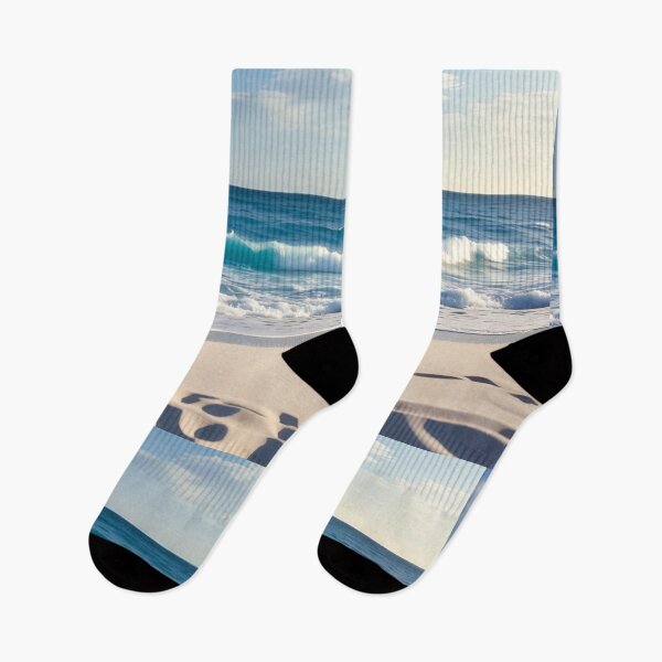 Item preview, Ocean Waves on Sandy Beach designed and sold by SassyArtistry.