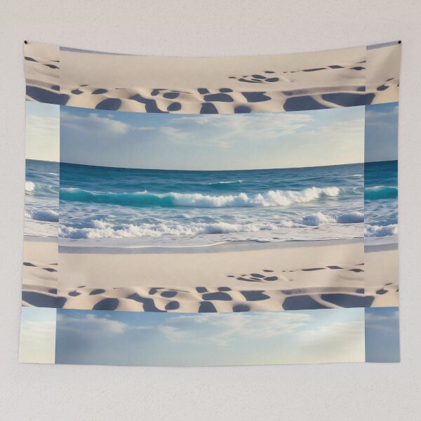 Item preview, Ocean Waves on Sandy Beach designed and sold by SassyArtistry.