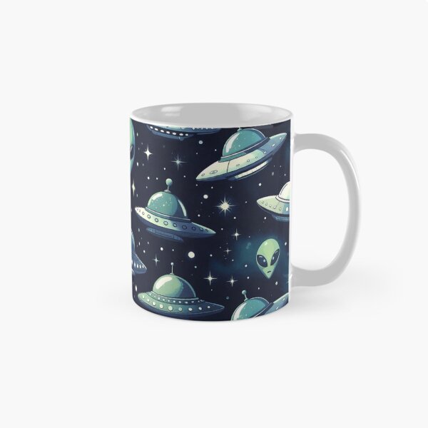 Item preview, UFOs and Aliens Space Pattern designed and sold by SassyArtistry.