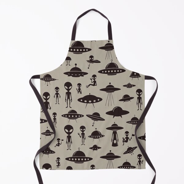 Item preview, Alien Silhouettes UFO Pattern designed and sold by SassyArtistry.