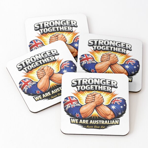 Item preview, Stronger Together United  – We Are Australian  designed and sold by AUSSIE PATRIOT.