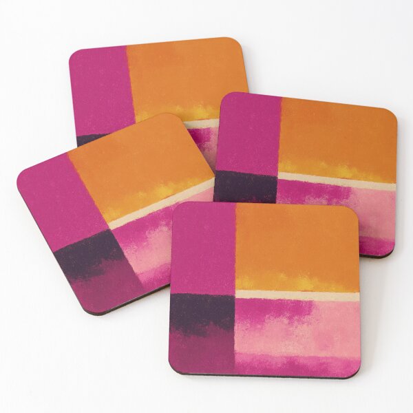 Item preview, Abstract color fields: Magenta, Orange & Pink designed and sold by ArtHouseNiklas.