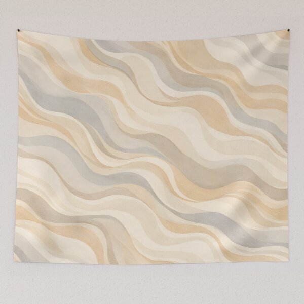 Item preview, Soft Sand Wave Pattern designed and sold by LuxeFusionArt.