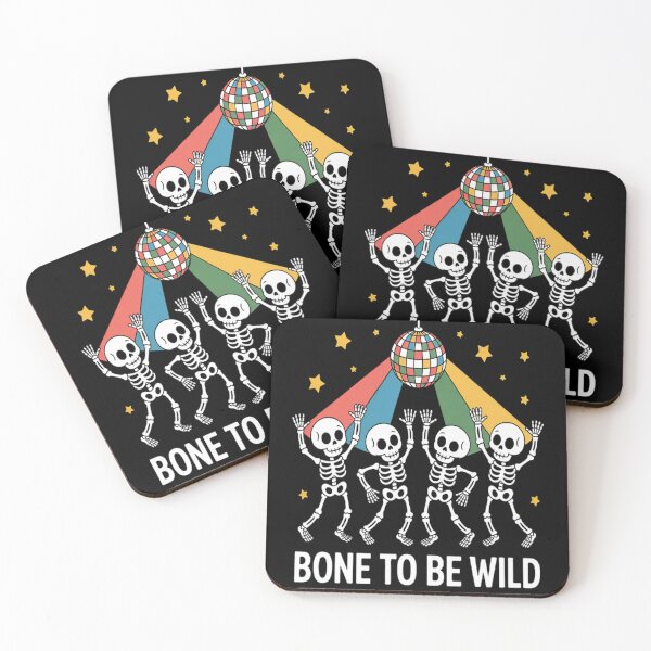 Item preview, Bone To Be Wild 80's Disco Skeleton Halloween designed and sold by NicolaMail.