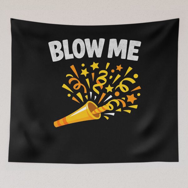 Item preview, Blow Me Kiss Me New Year Party Design designed and sold by FreshVibe Prints.