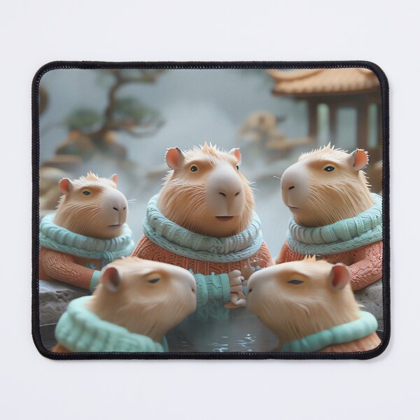 Item preview, Cozy Spring Capys designed and sold by ONYX Pixee.