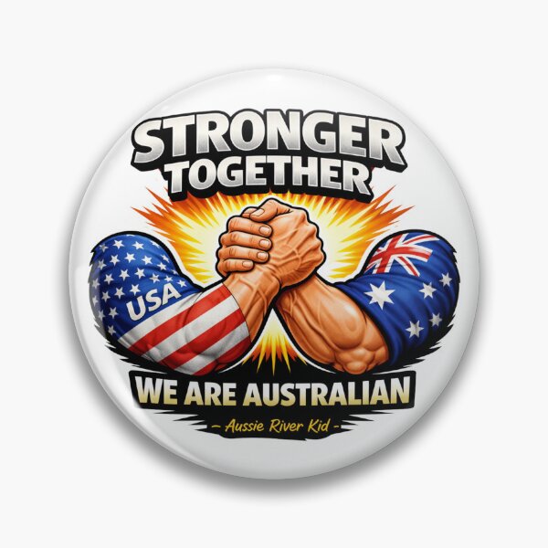 Item preview, Stronger Together United  – We Are Australian  designed and sold by AUSSIE PATRIOT.