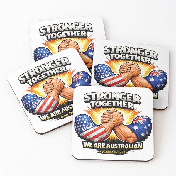 Item preview, Stronger Together United  – We Are Australian  designed and sold by AUSSIE PATRIOT.