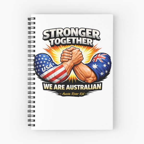Item preview, Stronger Together United  – We Are Australian  designed and sold by AUSSIE PATRIOT.