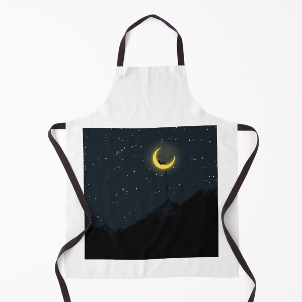 Item preview, Crescent on Mast and Mountain Nightscape designed and sold by AmaiDream.