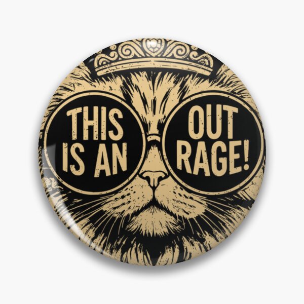 Item preview, Royal Cat Illustration With Sunglasses Expressing Dramatic Attitude Humor designed and sold by Altenpendinton.