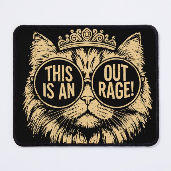 Item preview, Royal Cat Illustration With Sunglasses Expressing Dramatic Attitude Humor designed and sold by Altenpendinton.