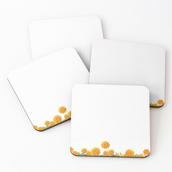 Item preview, Sunflower Border on White designed and sold by AmaiDream.