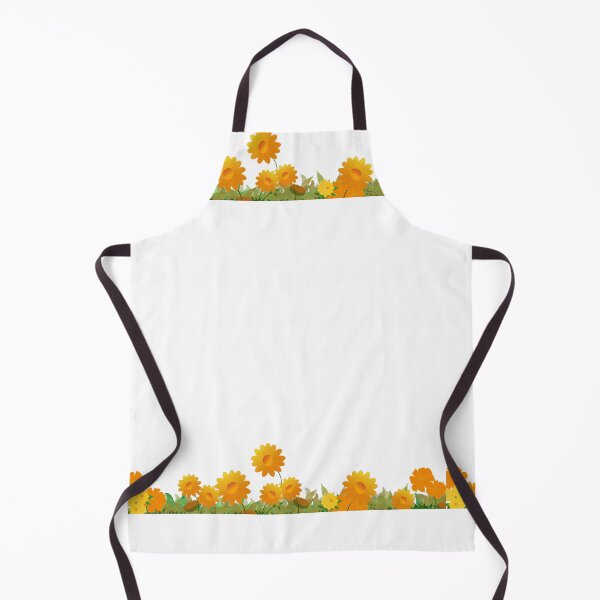 Item preview, Sunflower Border on White designed and sold by AmaiDream.
