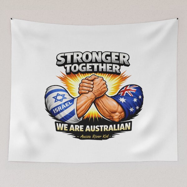 Item preview, Stronger Together United  – We Are Australian  designed and sold by AUSSIE PATRIOT.
