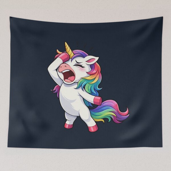 Item preview, Dramatic Unicorn – Total Drama and Scream of Despair designed and sold by Ivy-Triggs.
