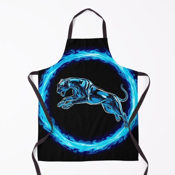 Item preview, Liquid Metal Panther in Neon Blue Blaze designed and sold by Wonderful Designs.
