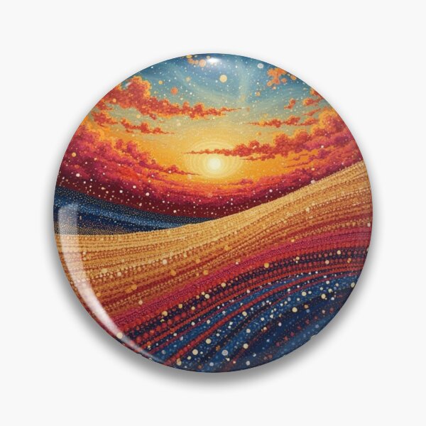 Item preview, Aboriginal Inspired Dot Art - Mystical Sunset designed and sold by GrinGalore.