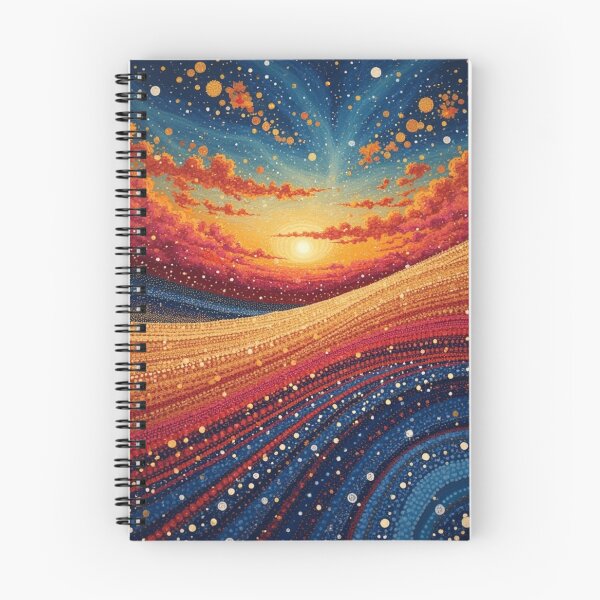 Item preview, Aboriginal Inspired Dot Art - Mystical Sunset designed and sold by GrinGalore.