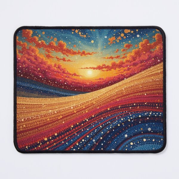 Item preview, Aboriginal Inspired Dot Art - Mystical Sunset designed and sold by GrinGalore.