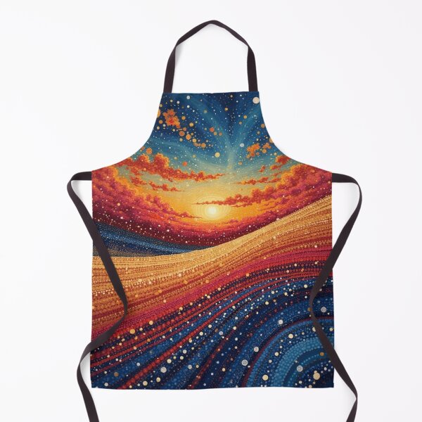 Item preview, Aboriginal Inspired Dot Art - Mystical Sunset designed and sold by GrinGalore.
