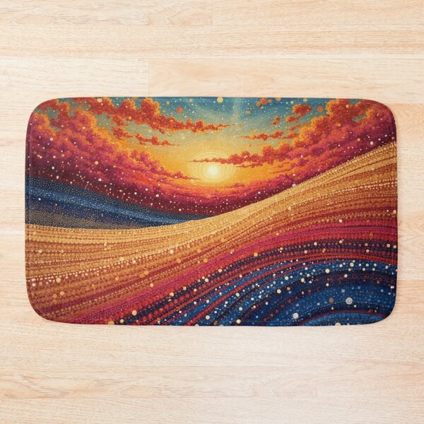 Item preview, Aboriginal Inspired Dot Art - Mystical Sunset designed and sold by GrinGalore.