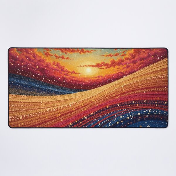 Item preview, Aboriginal Inspired Dot Art - Mystical Sunset designed and sold by GrinGalore.