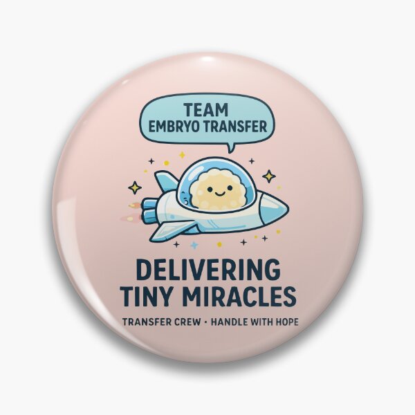 Item preview, Team Embryo Transfer – Delivering Tiny Miracles (IVF Lab Humor) designed and sold by BeetleDots.