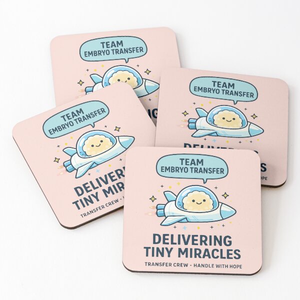 Item preview, Team Embryo Transfer – Delivering Tiny Miracles (IVF Lab Humor) designed and sold by BeetleDots.