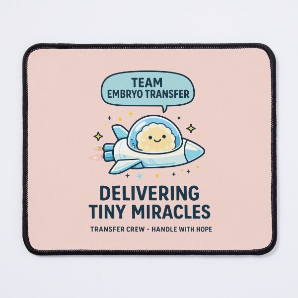 Item preview, Team Embryo Transfer – Delivering Tiny Miracles (IVF Lab Humor) designed and sold by BeetleDots.