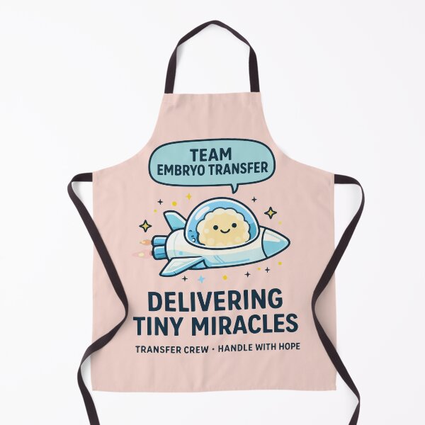 Item preview, Team Embryo Transfer – Delivering Tiny Miracles (IVF Lab Humor) designed and sold by BeetleDots.