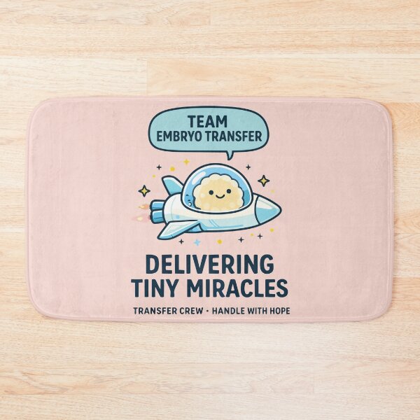 Item preview, Team Embryo Transfer – Delivering Tiny Miracles (IVF Lab Humor) designed and sold by BeetleDots.
