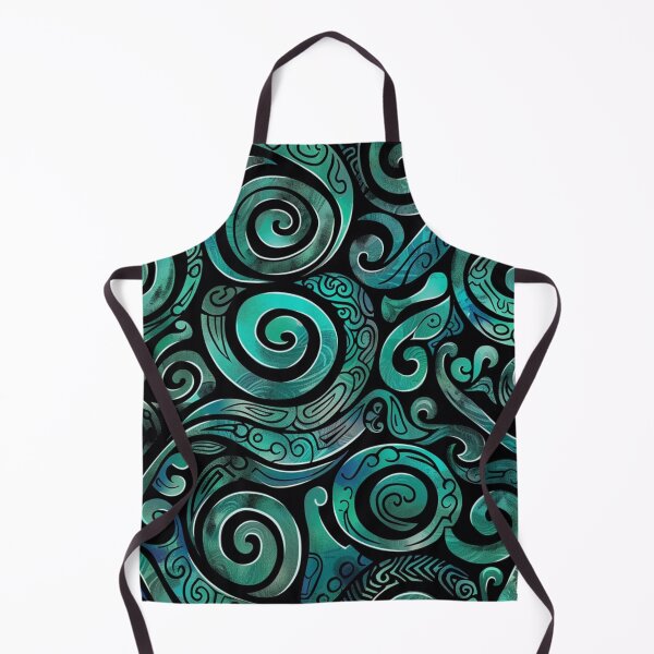 Item preview, Zealand Māori Paua Pattern Koru Design 693 designed and sold by GrinGalore.