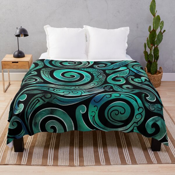 Item preview, Zealand Māori Paua Pattern Koru Design 693 designed and sold by GrinGalore.