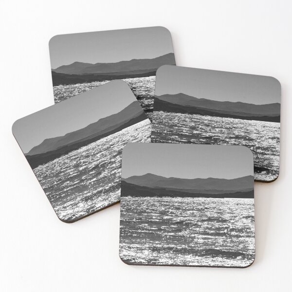 Item preview, Nature photography,B&W artwork,  Shimmering Sea ,Distant Mountains designed and sold by IdoFriedmanArt.