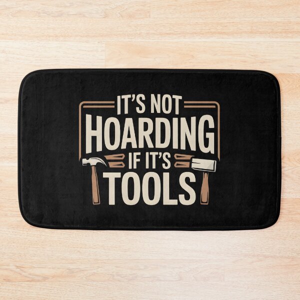 Item preview, It's Not Hoarding If It's Tools Handyman Woodwork- This gift is perfect for handymen, carpenters, craftsmen, and DIY tool lovers who feel at home in the workshop. designed and sold by ZyziowskyArt.
