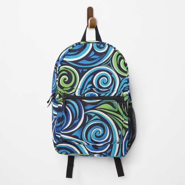 Item preview, Zealand Māori Paua Pattern Koru Design 695 designed and sold by GrinGalore.