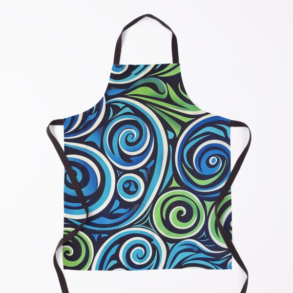 Item preview, Zealand Māori Paua Pattern Koru Design 695 designed and sold by GrinGalore.