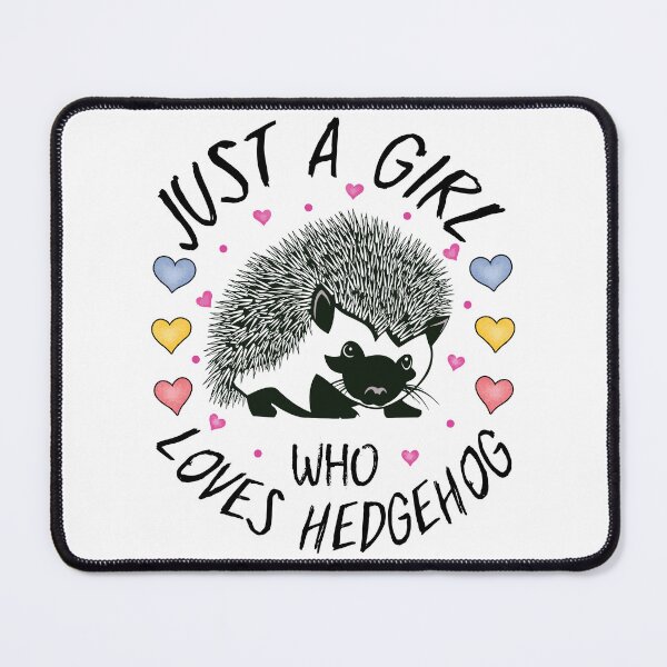 Item preview, Just a girl who loves hedgehog , cute design designed and sold by MoSaid.
