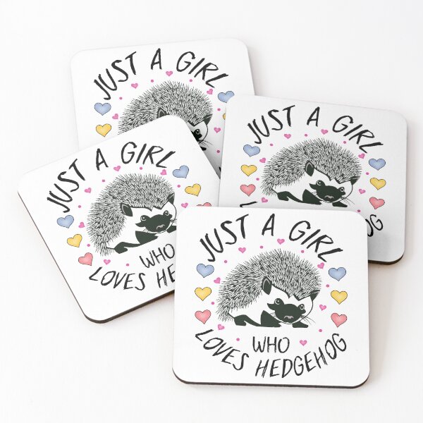 Item preview, Just a girl who loves hedgehog , cute design designed and sold by MoSaid.
