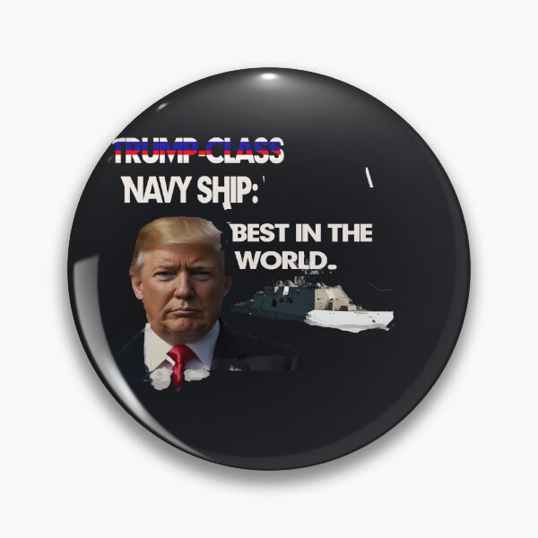 Item preview, president trump picture navy battleship naming quote unquote designed and sold by  Mudikeys.