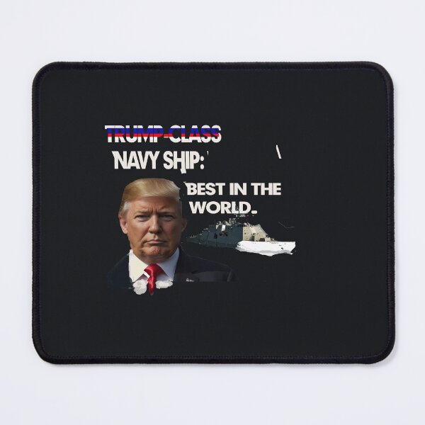 Item preview, president trump picture navy battleship naming quote unquote designed and sold by  Mudikeys.