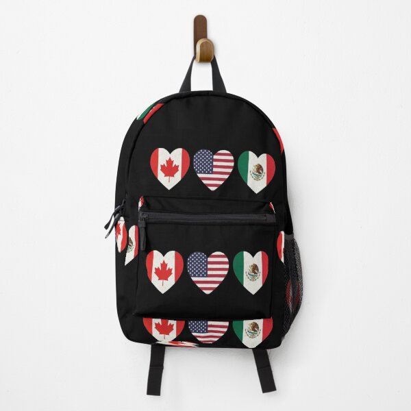 Item preview, Flag Hearts Trio: Canada USA Mexico designed and sold by FreeArt2.