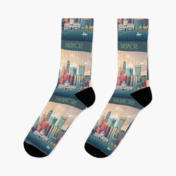 Item preview,   Minimalist skyline of  Baltimore designed and sold by paulrommer.