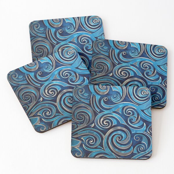 Item preview, Zealand Māori Paua Pattern Koru Design 697 designed and sold by GrinGalore.
